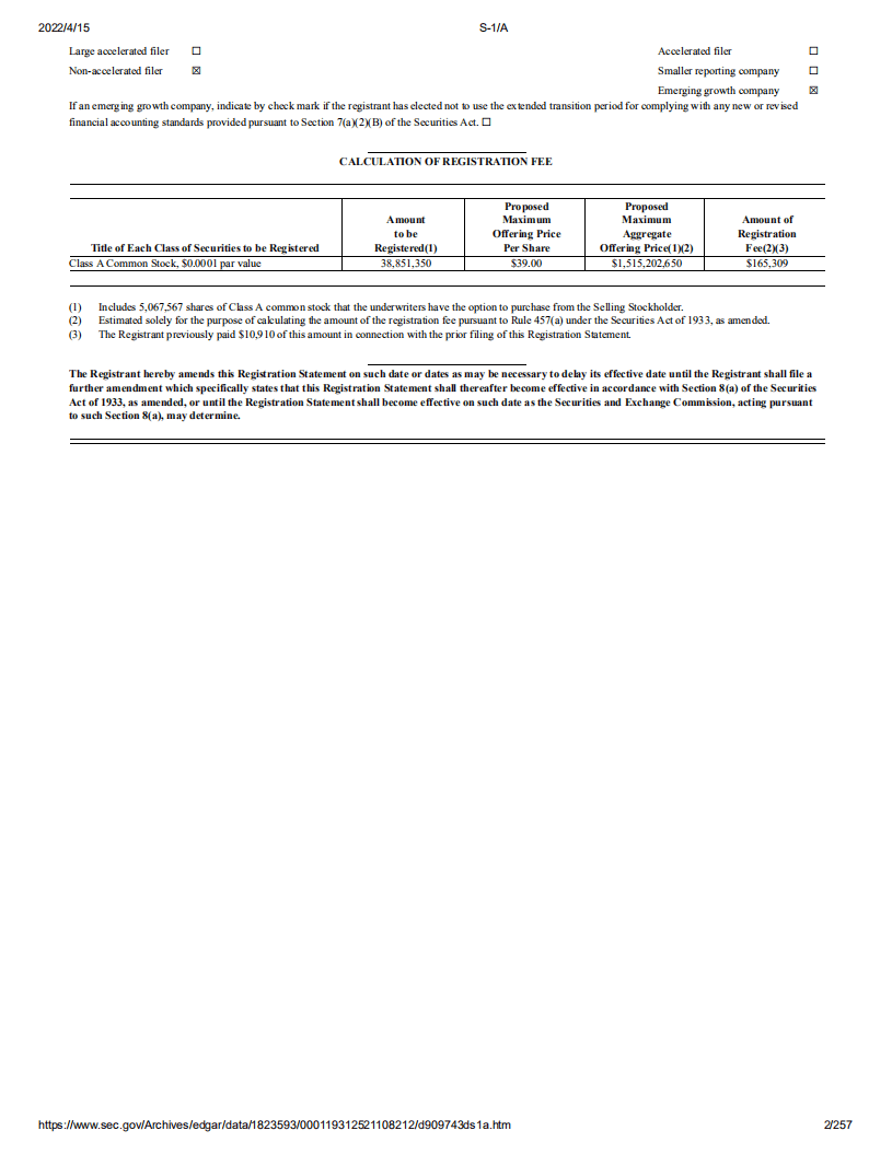 图森未来（TSP）美股IPO招股说明书（更新版）.pdf 第2页