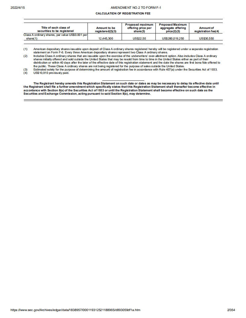 万物新生（RERE）美股IPO招股说明书（更新版）.pdf 第2页