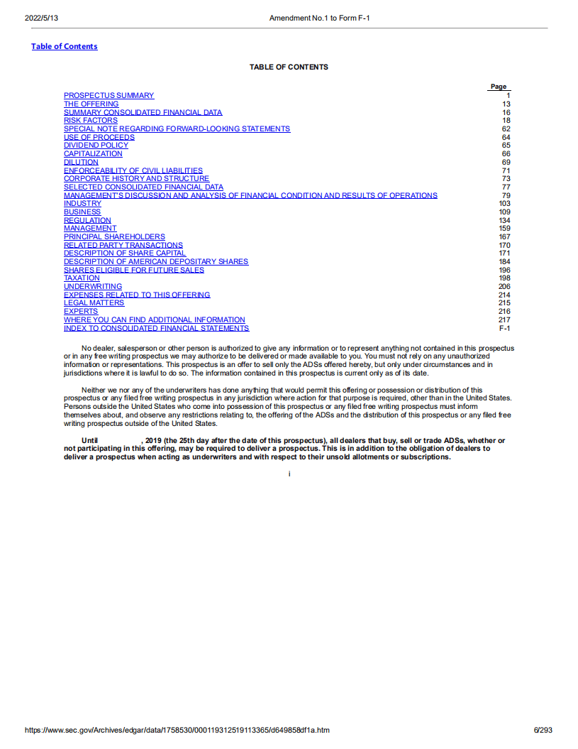 新氧（SY）美股IPO招股说明书（更新版）.pdf 第6页