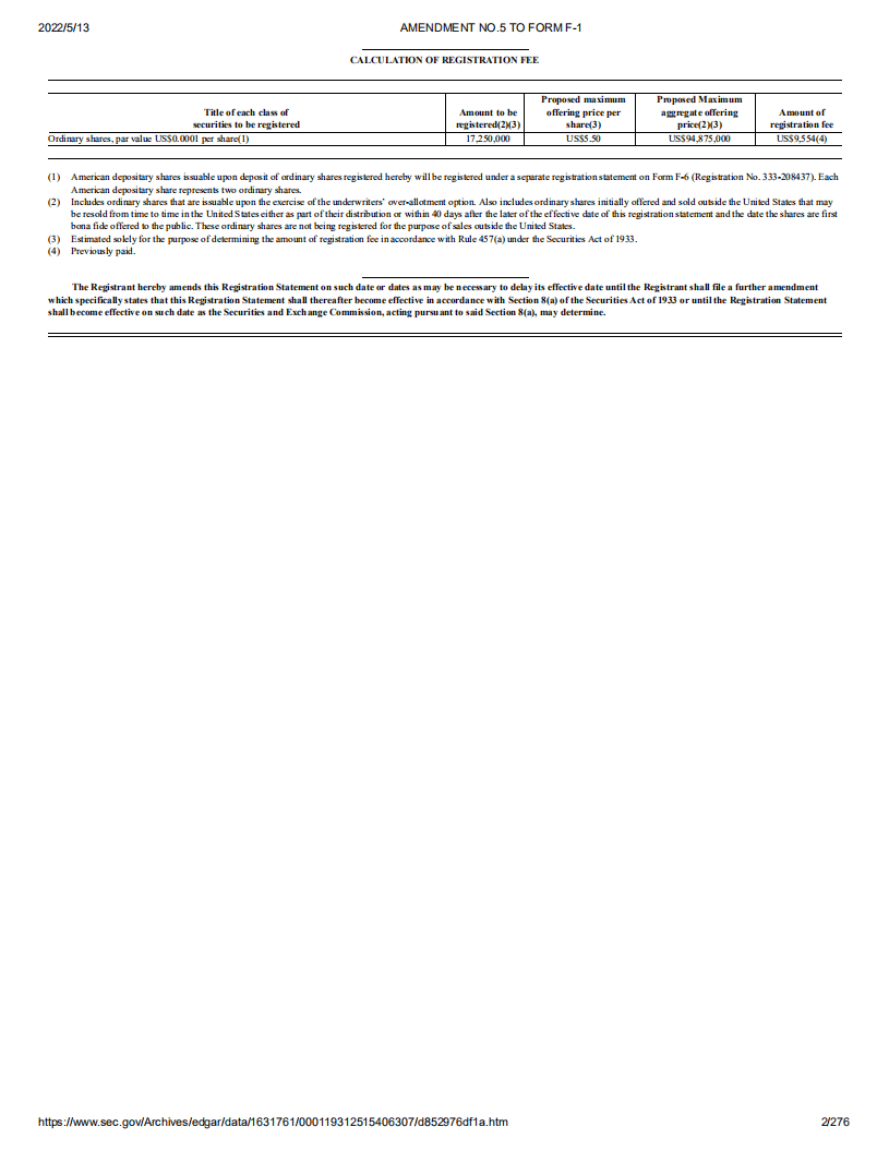 宜人金科（YRD）美股IPO招股说明书（更新版）.pdf 第2页