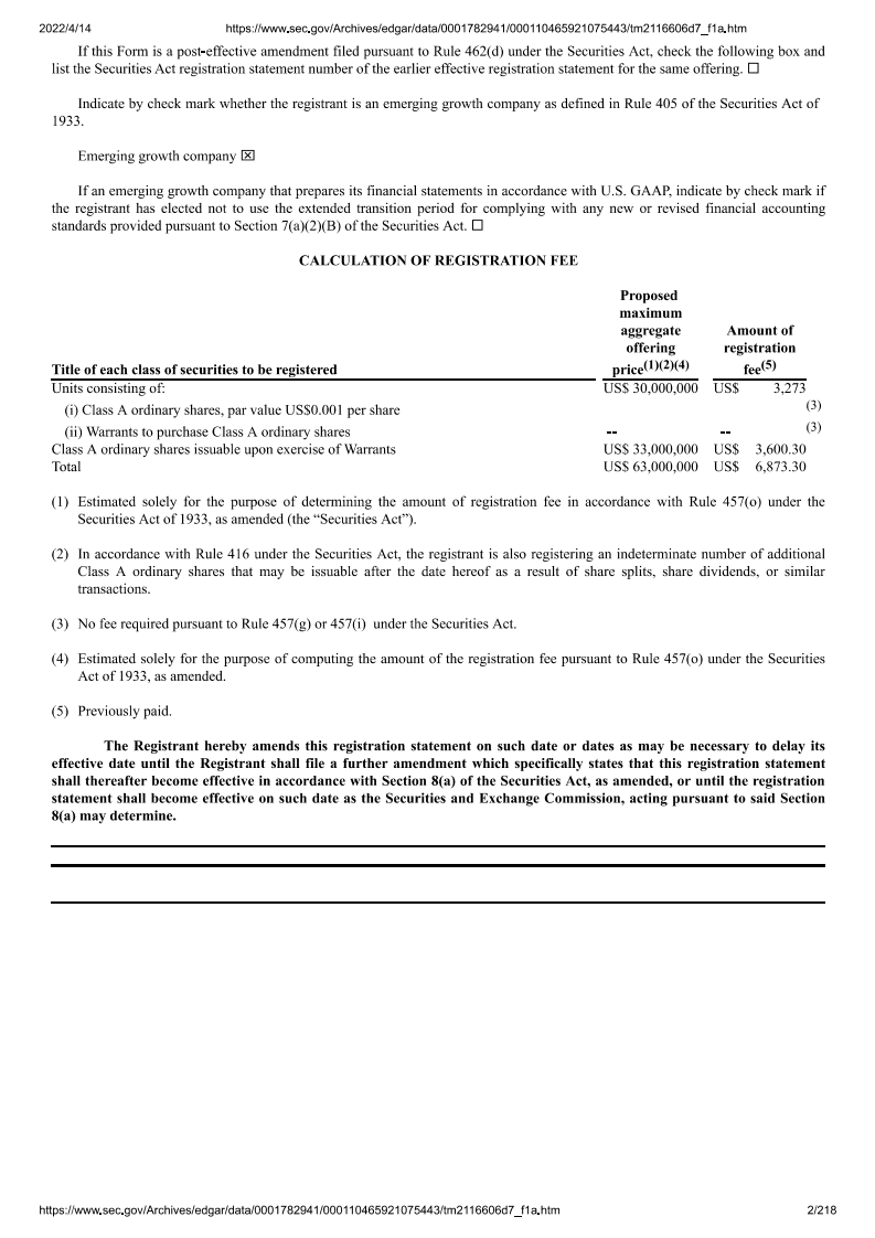 天睿祥（TIRX）美股IPO招股说明书（更新版）.pdf 第2页