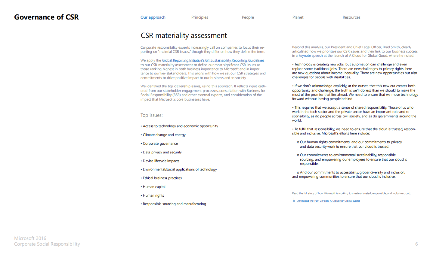 微软：2016年企业社会责任报告（英文版）.pdf 第6页