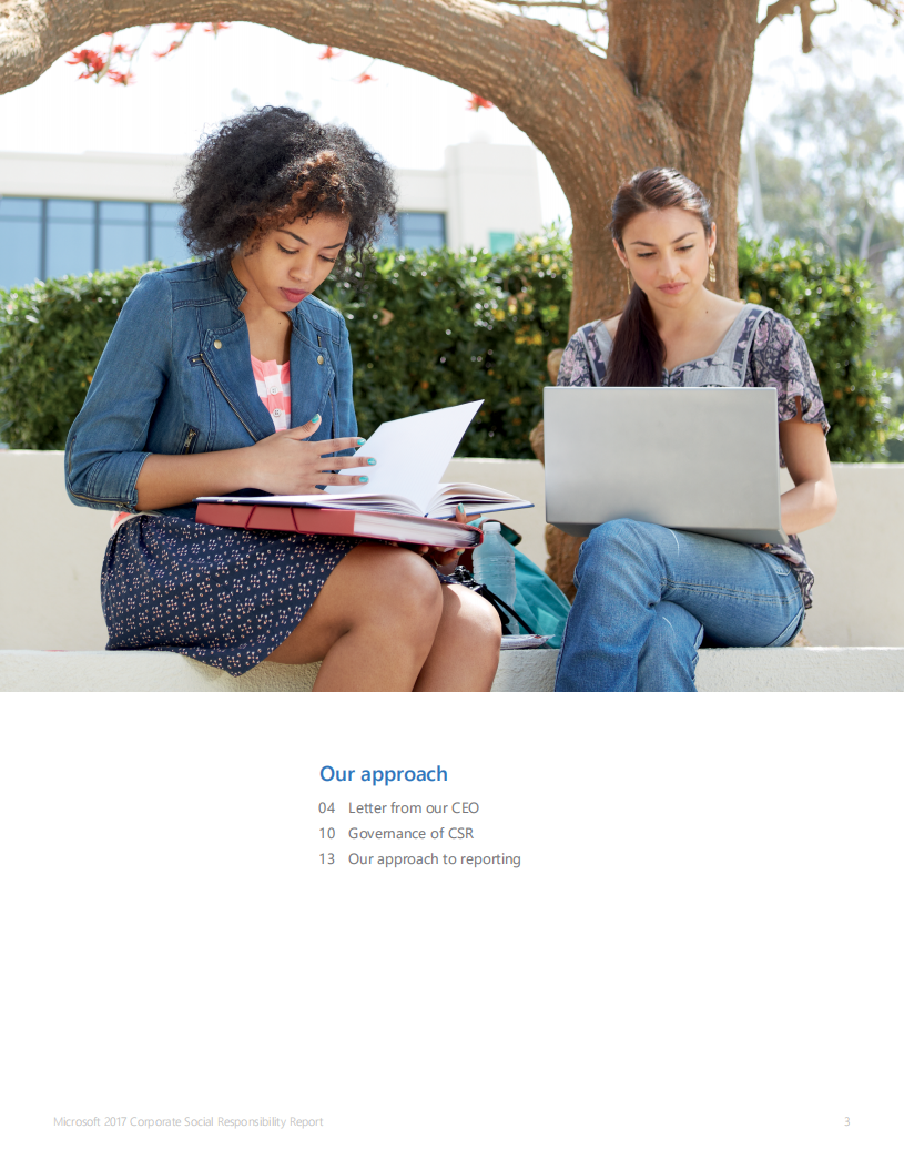 微软：2017年企业社会责任报告（英文版）.pdf 第3页