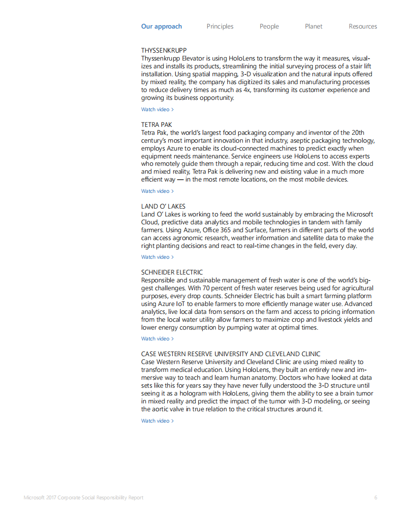 微软：2017年企业社会责任报告（英文版）.pdf 第6页