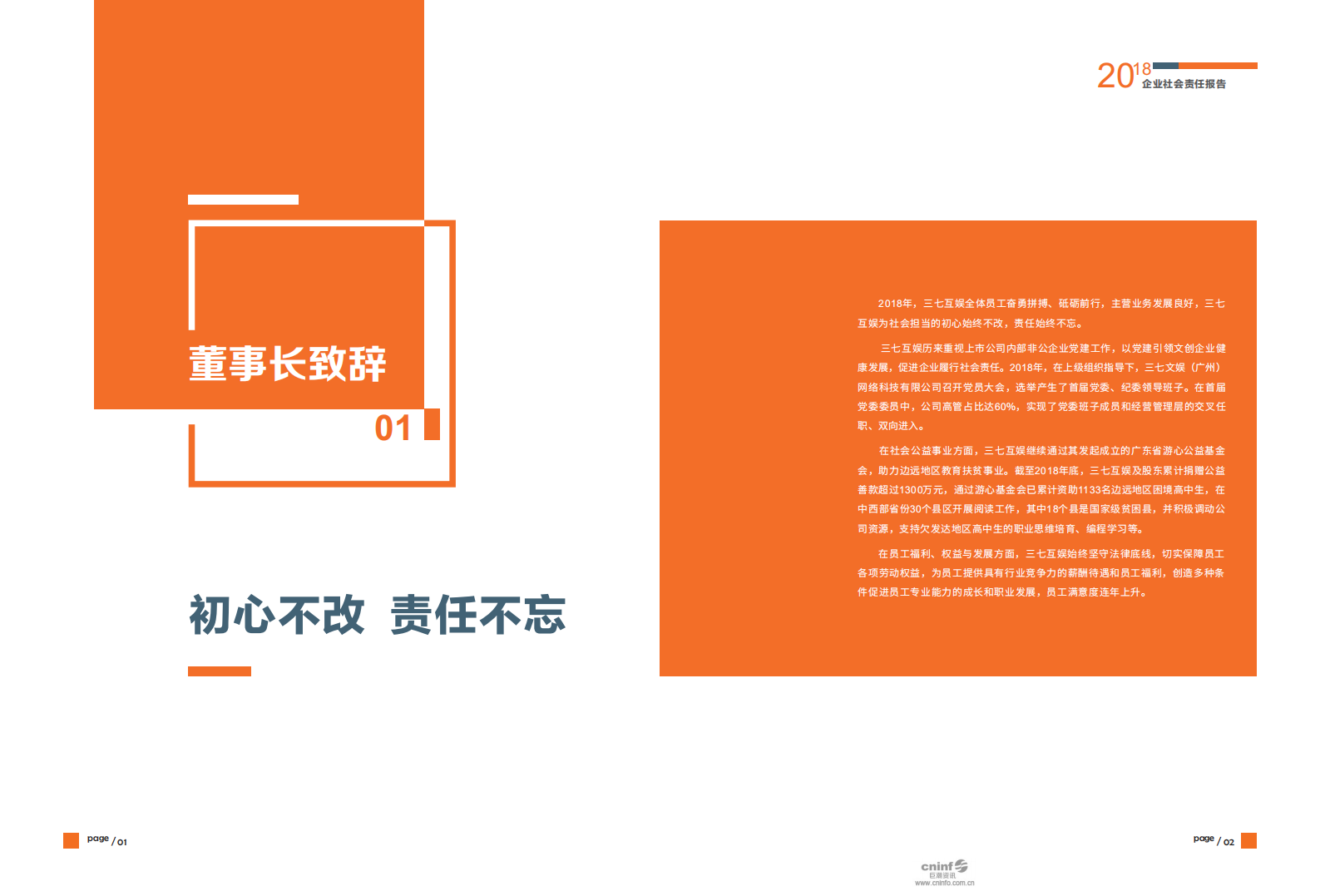 芜湖三七互娱网络科技集团股份有限公司2018年度社会责任报告.PDF 第3页