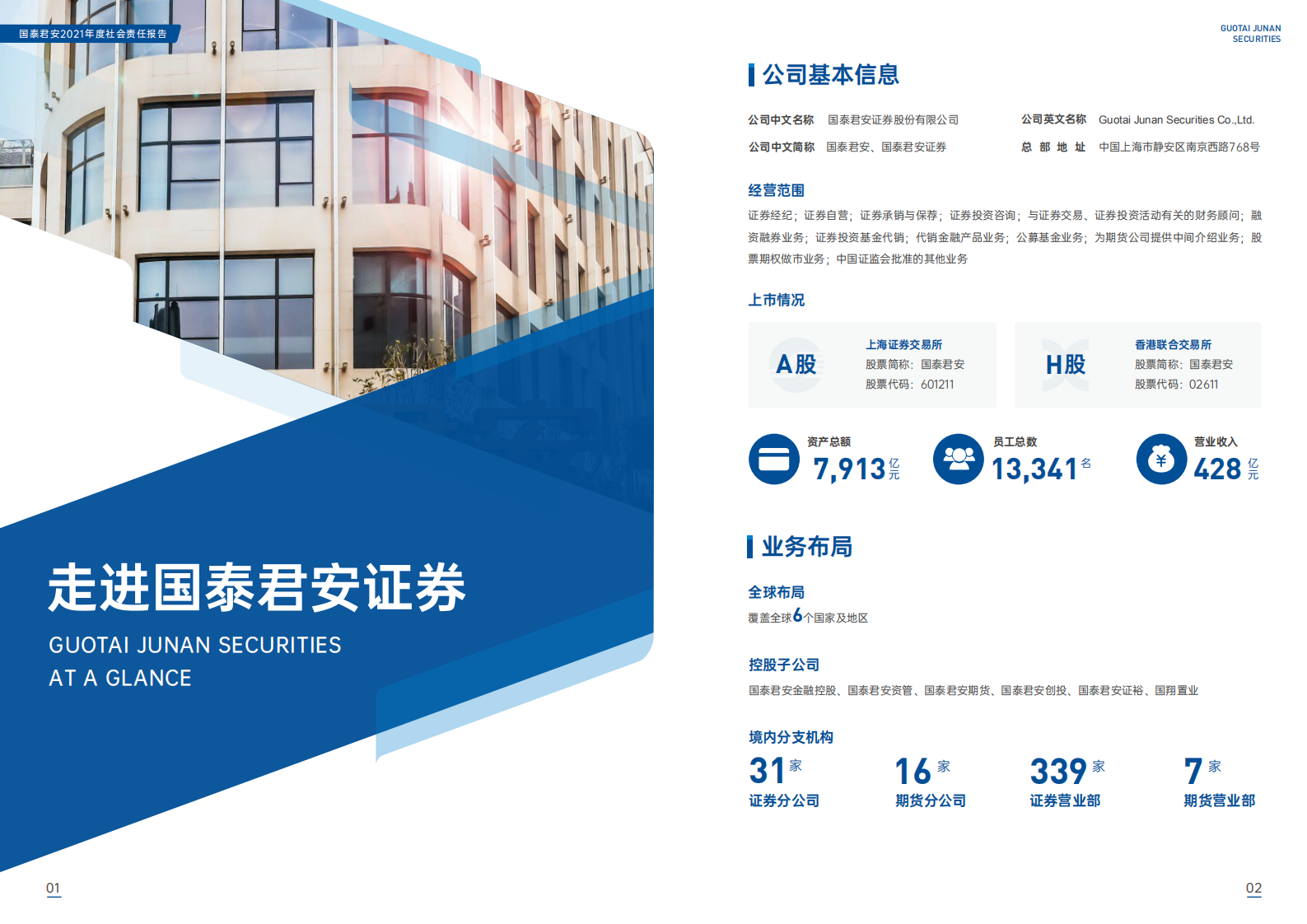 国泰君安证券股份有限公司2021年度社会责任报告.PDF 第3页