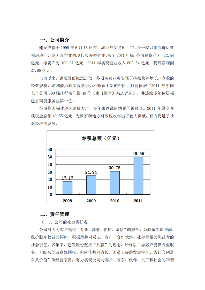 厦门建发股份有限公司2011年度社会责任报告.PDF 第3页