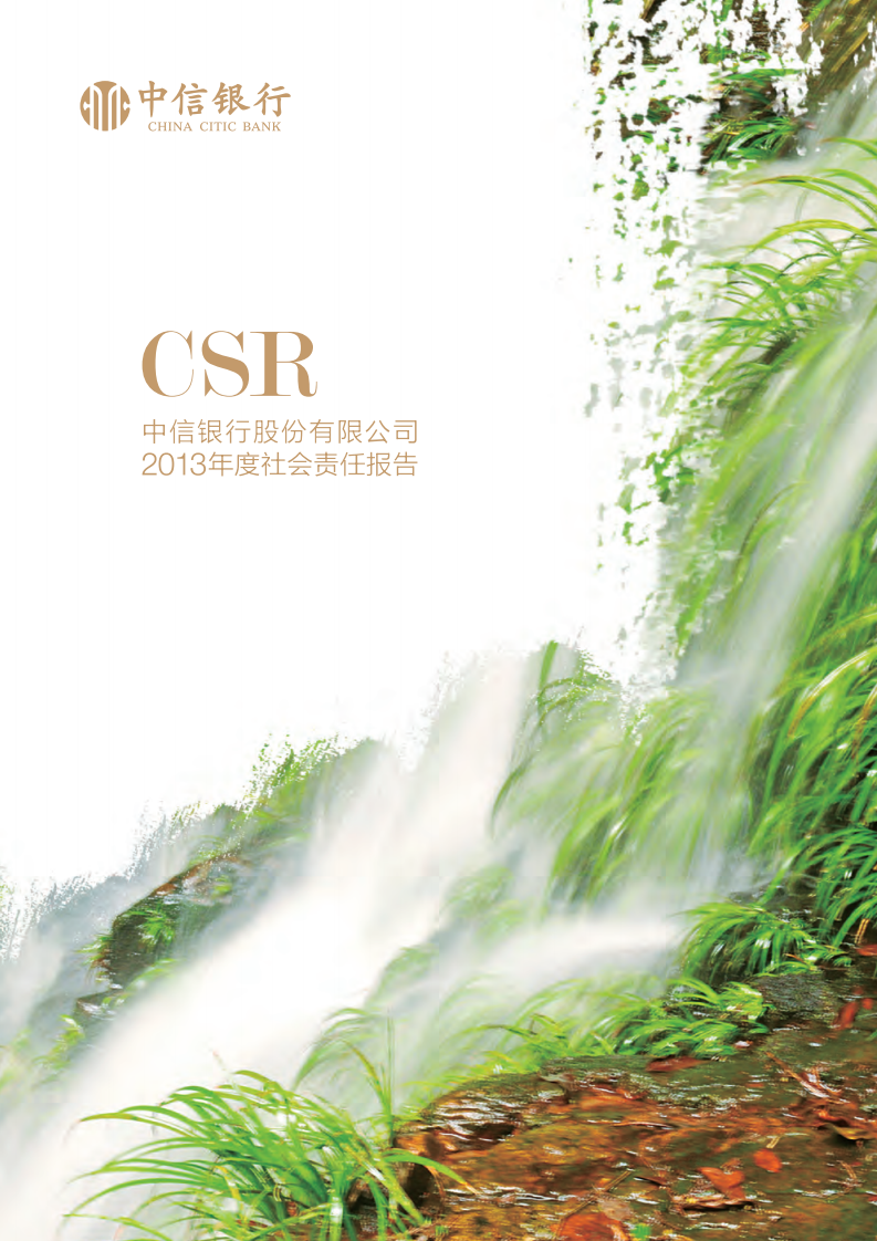 中信银行股份有限公司2013年度社会责任报告.PDF 第1页