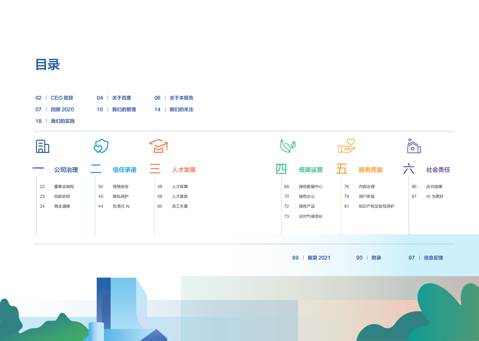 百度：2020年环境、社会及管治（ESG）报告.pdf 第2页