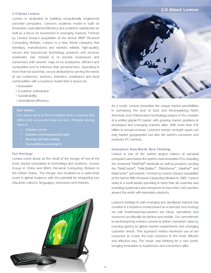 联想集团：2008-2009财年环境、社会和公司治理（ESG）报告（英文版）.pdf 第6页