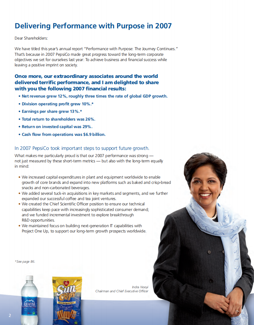 百事公司(PEPSICO)2007年年度报告-财报（英文版）.pdf 第4页