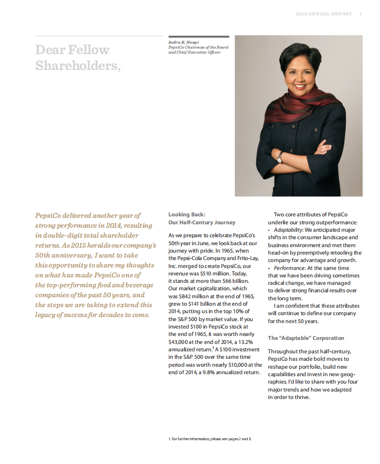 百事公司(PEPSICO)2014年年度报告-财报（英文版）.pdf 第3页