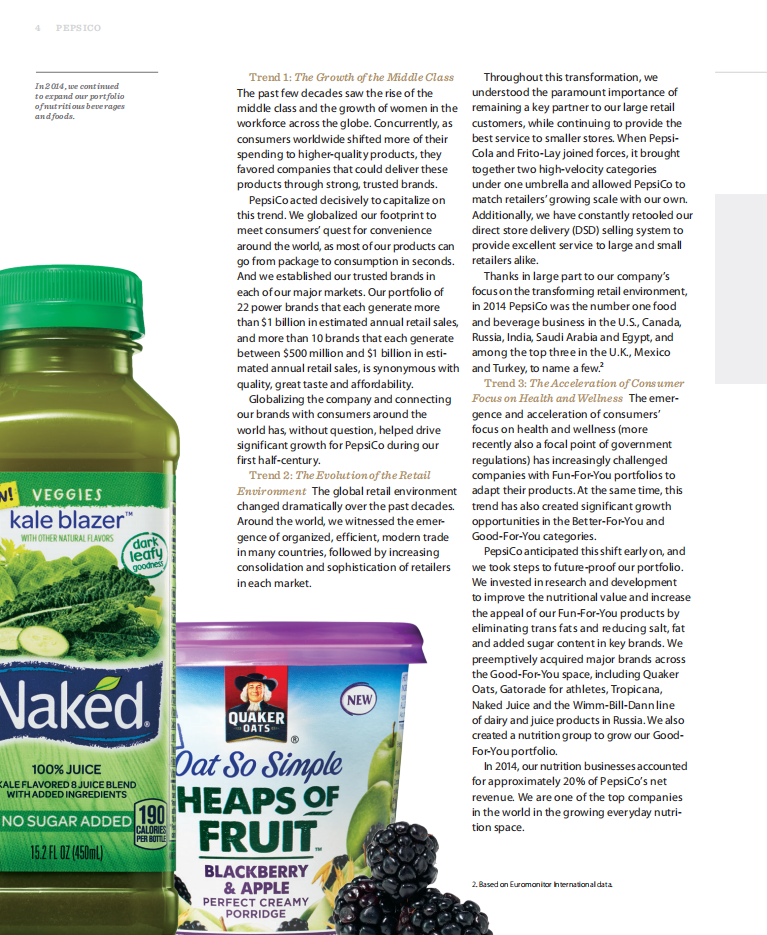 百事公司(PEPSICO)2014年年度报告-财报（英文版）.pdf 第6页