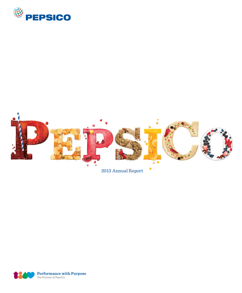 百事公司(PEPSICO)2013年年度报告-财报（英文版）.pdf 第1页