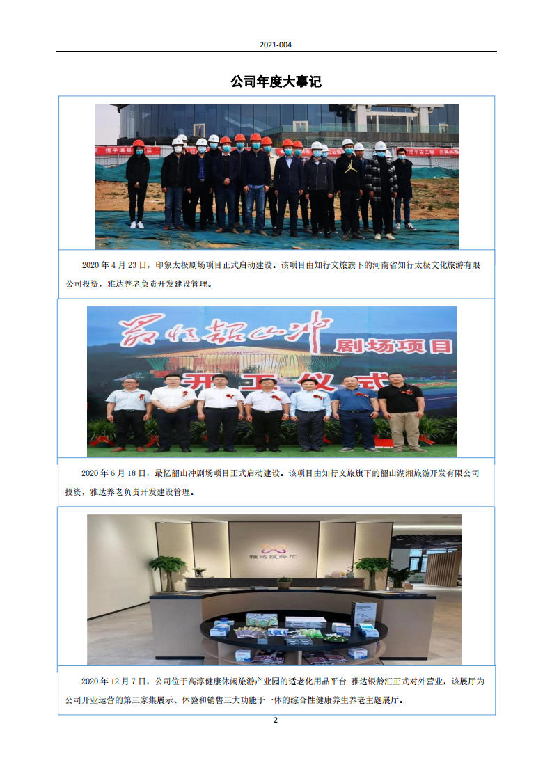 北京雅达养老产业股份有限公司2020年年度报告.pdf 第2页