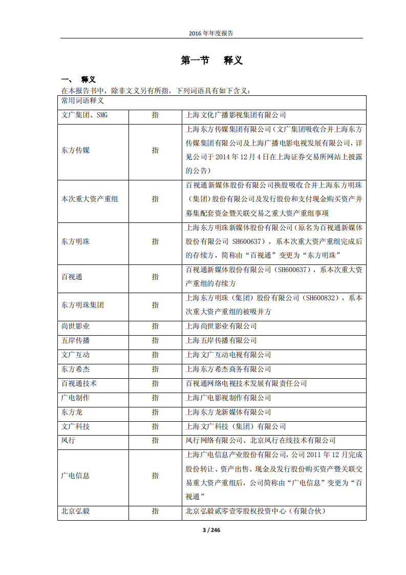 东方明珠新媒体股份有限公司2016年年度报告.PDF 第3页