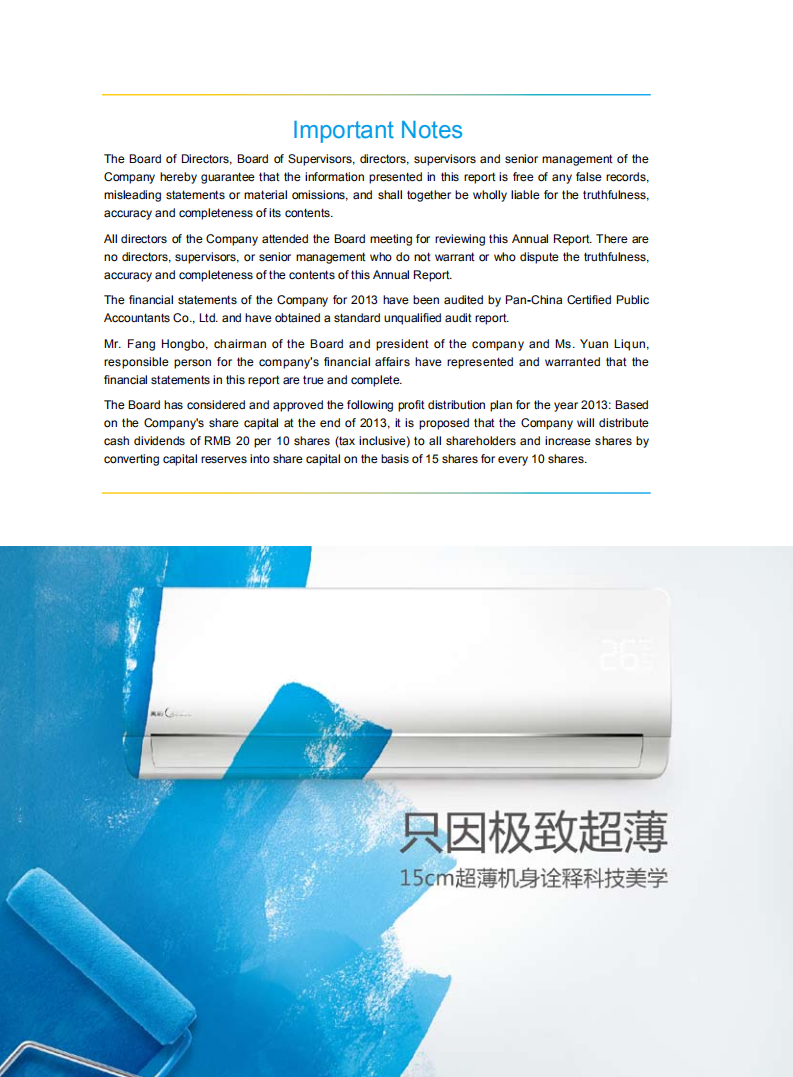 广东美的电器股份有限公司2013年年度报告（英文版）.PDF 第2页