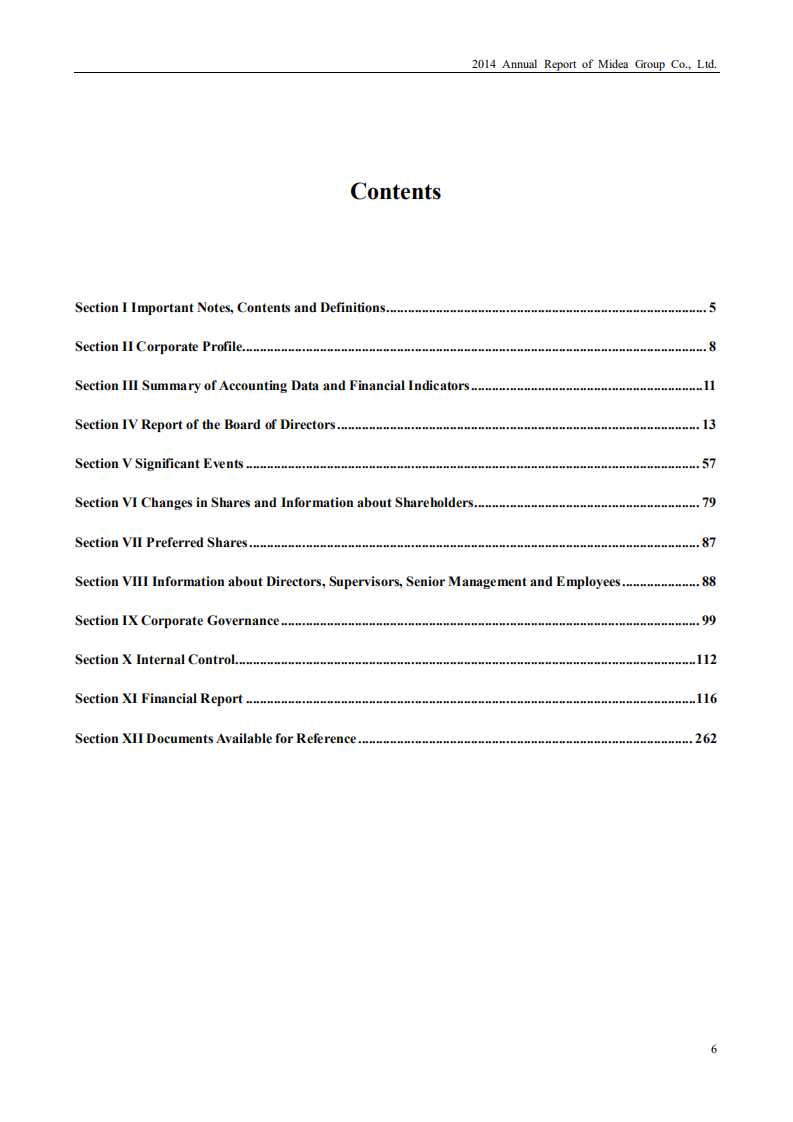 广东美的电器股份有限公司2014年年度报告（英文版）.PDF 第6页