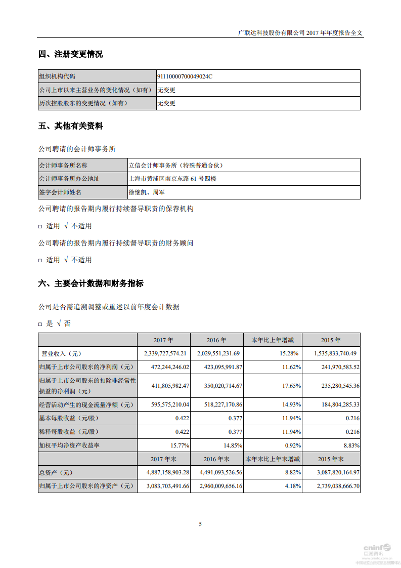 广联达科技股份有限公司2017年年度报告.pdf 第6页
