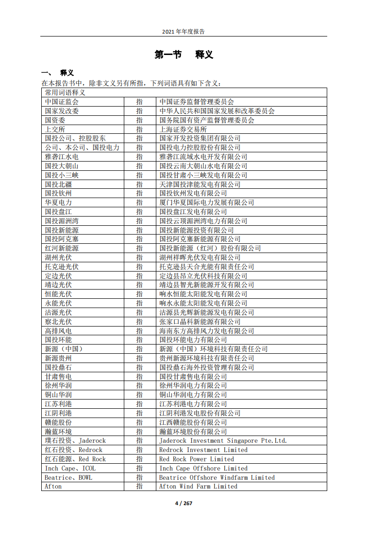 国投电力控股股份有限公司2021年年度报告.PDF 第4页