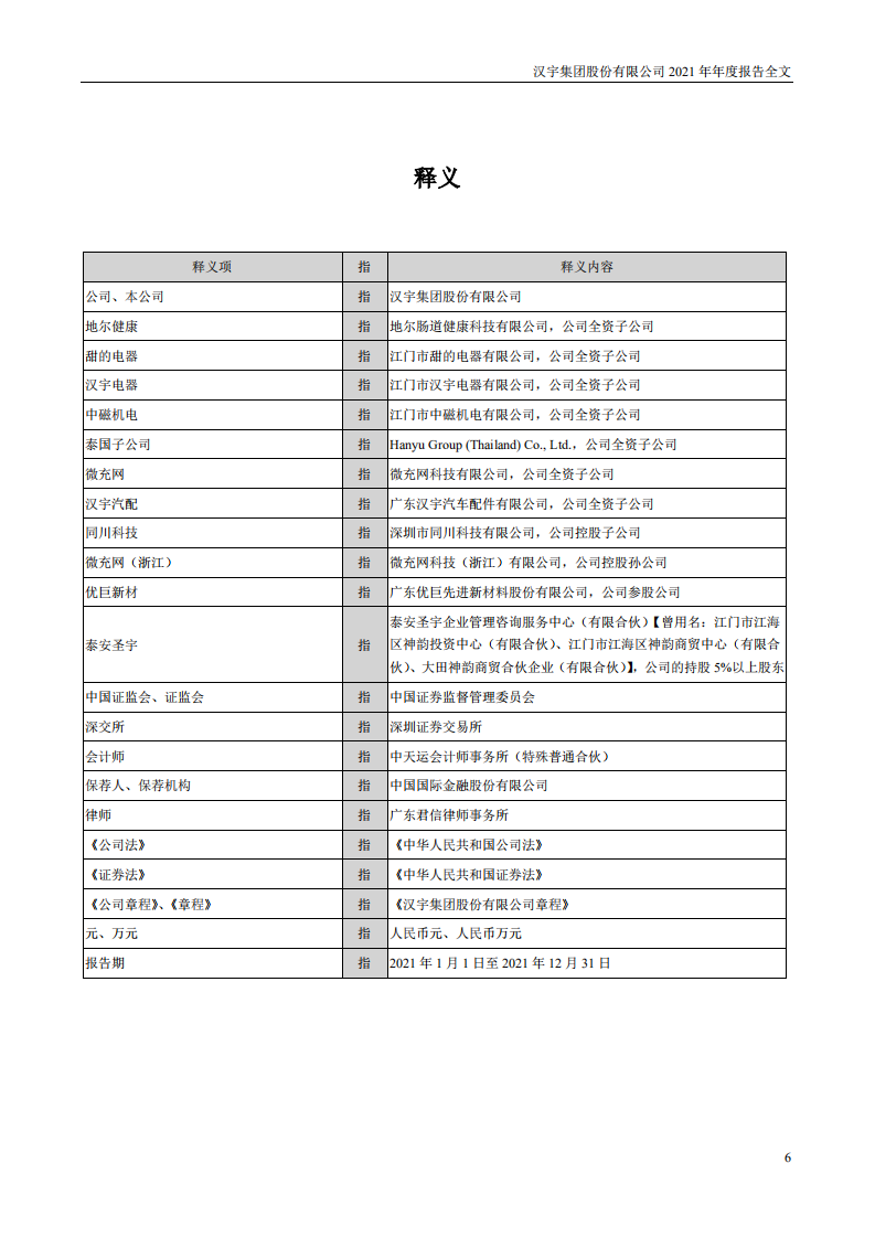 汉宇集团股份有限公司2021年年度报告.PDF 第6页