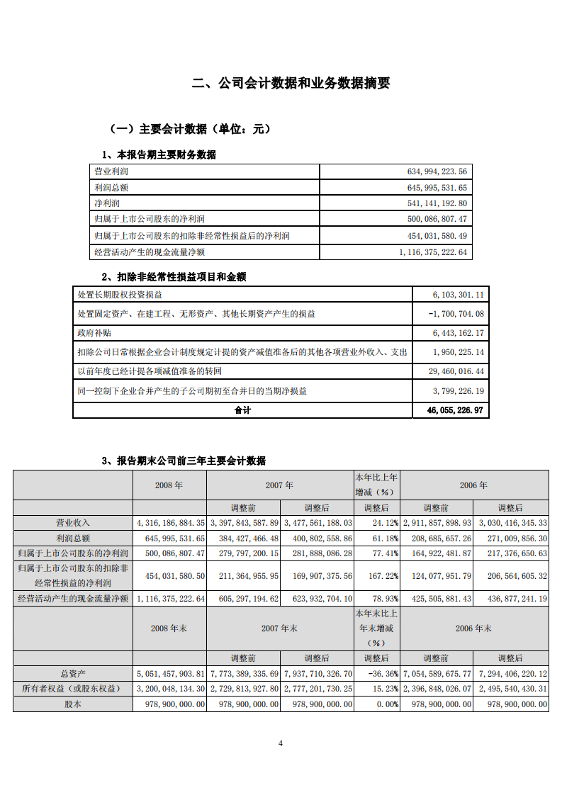 华润三九医药股份有限公司2008年年度报告.PDF 第5页
