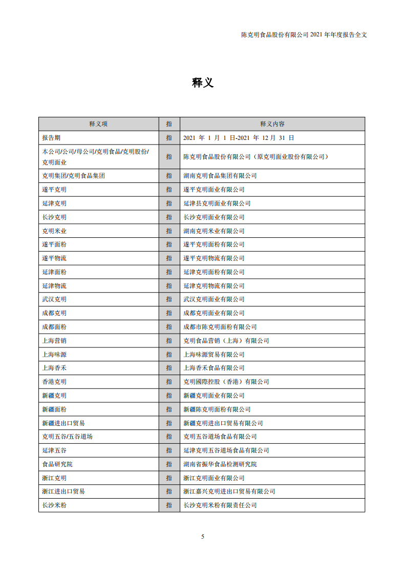 陈克明食品股份有限公司2021年年度报告.PDF 第5页