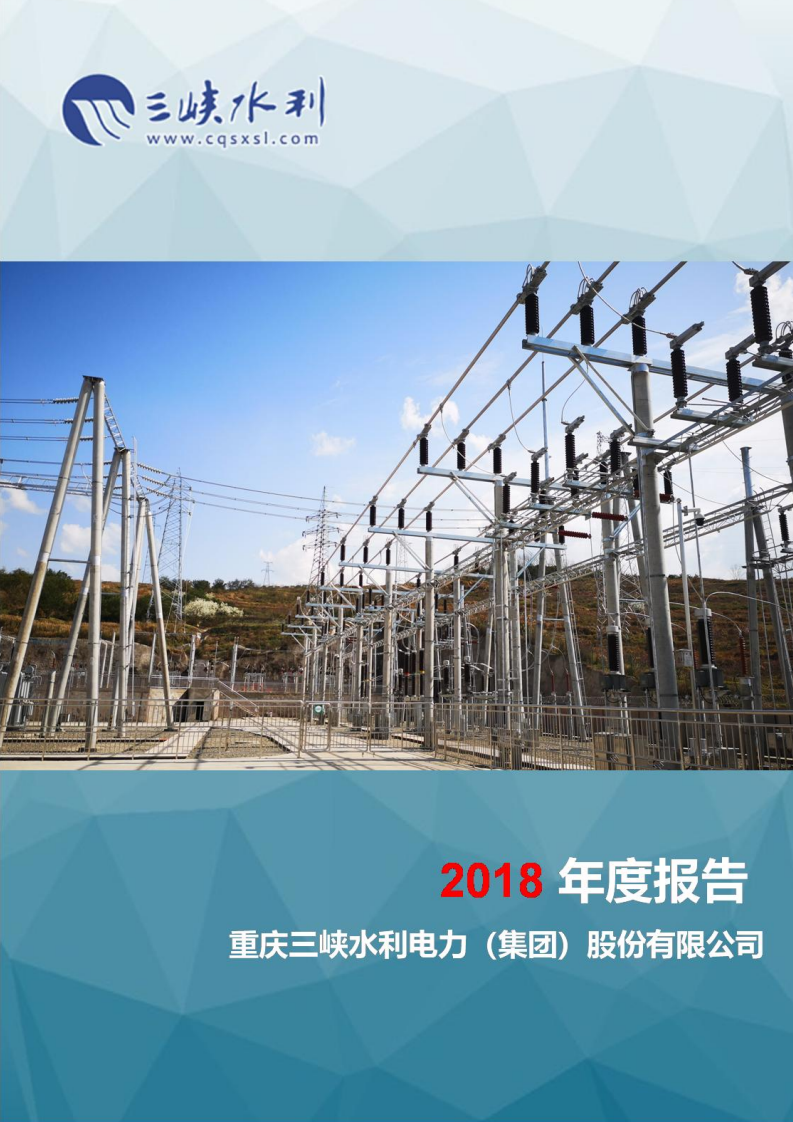 重庆三峡水利电力（集团）股份有限公司2018年年度报告.PDF 第1页