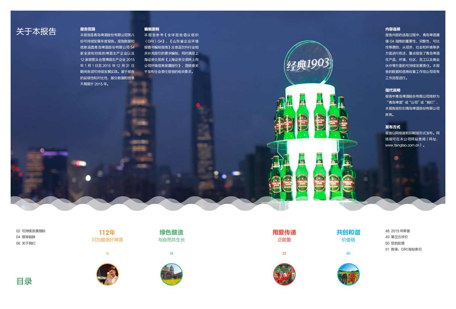 青岛啤酒：2015年可持续发展报告.pdf 第2页