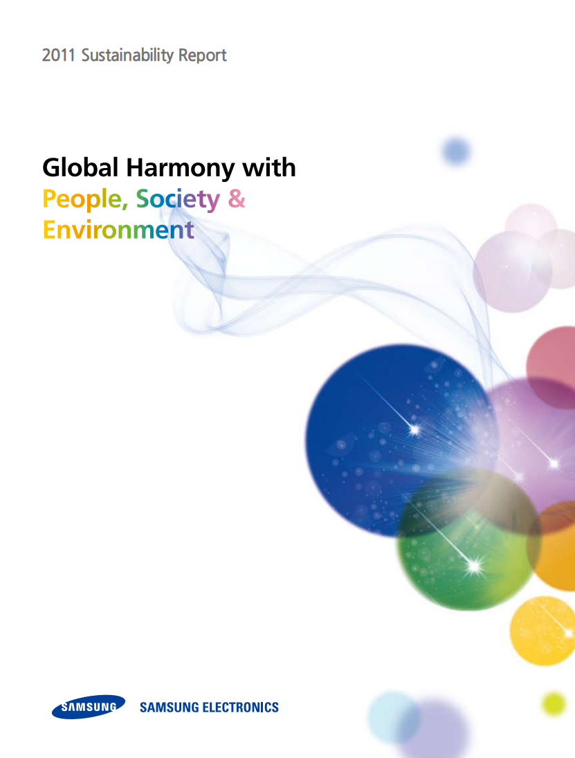 三星电子(SAMSUNG)：2011年可持续发展报告(英文版).pdf 第1页
