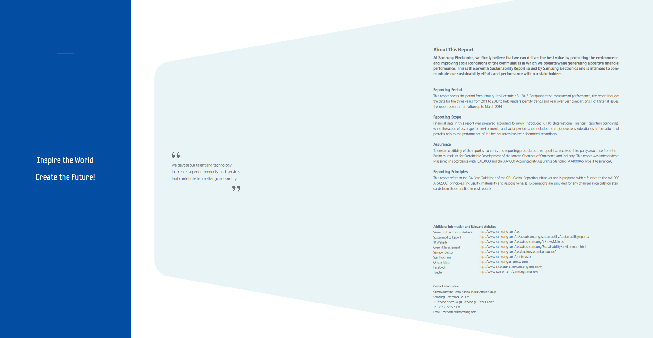 三星电子(SAMSUNG)：2014年可持续发展报告(英文版).pdf 第2页