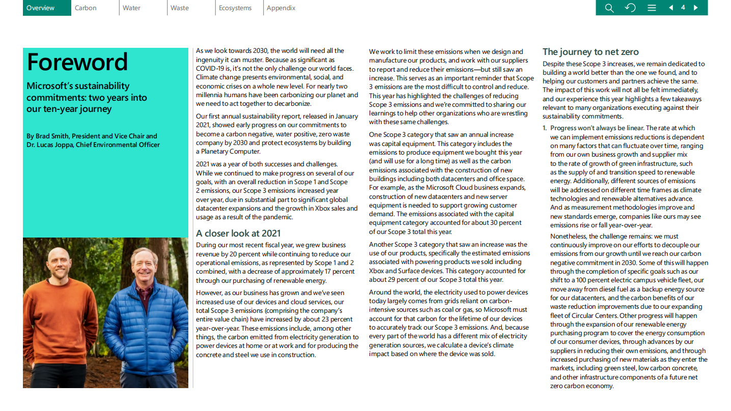 微软：2021年环境可持续发展报告（英文版）.pdf 第4页