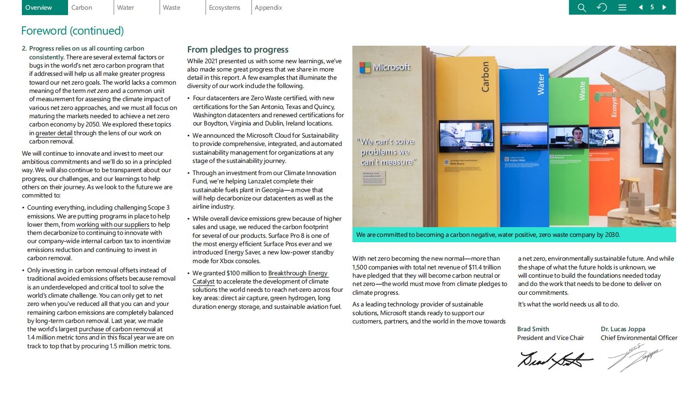 微软：2021年环境可持续发展报告（英文版）.pdf 第5页