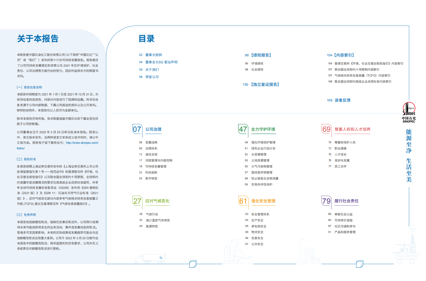 中国石化：2021年可持续发展进展报告.PDF 第2页