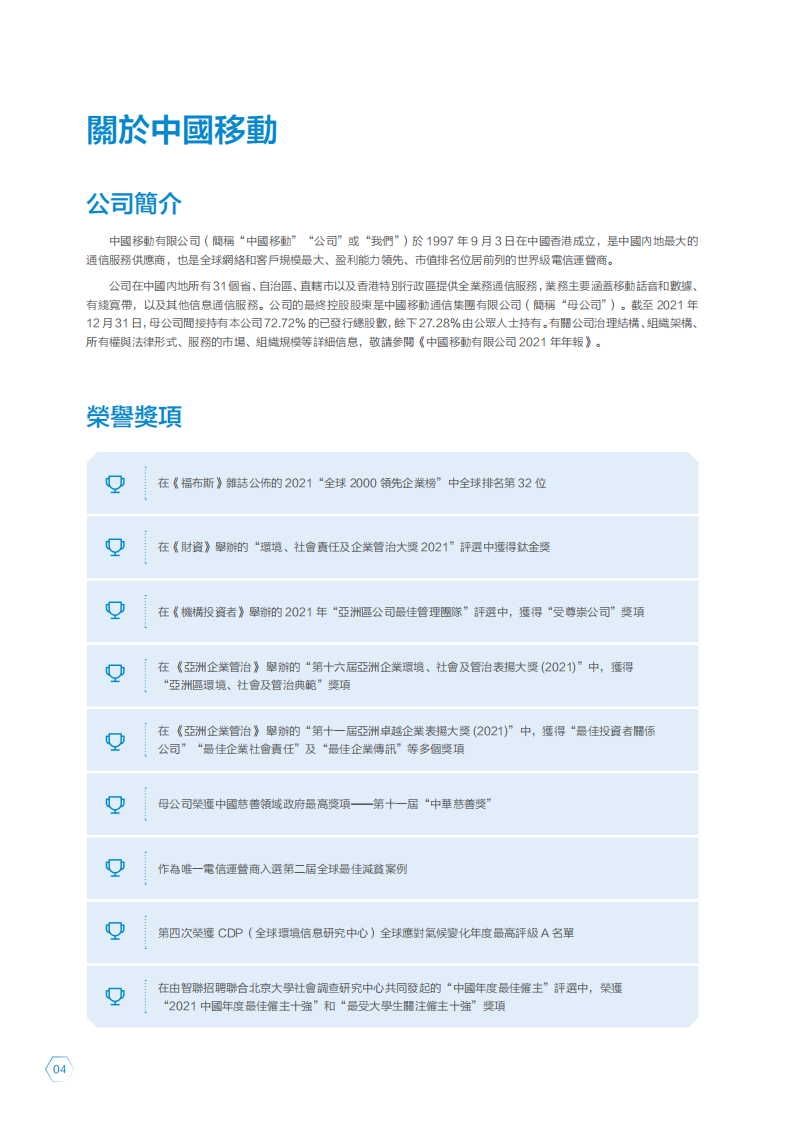 中国移动：2021年可持续发展报告.pdf 第5页