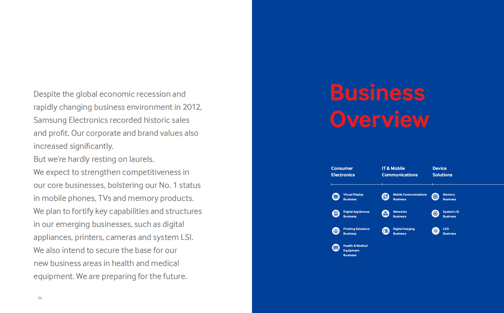 三星电子(SAMSUNG)2012年年度报告(英文版).pdf 第5页