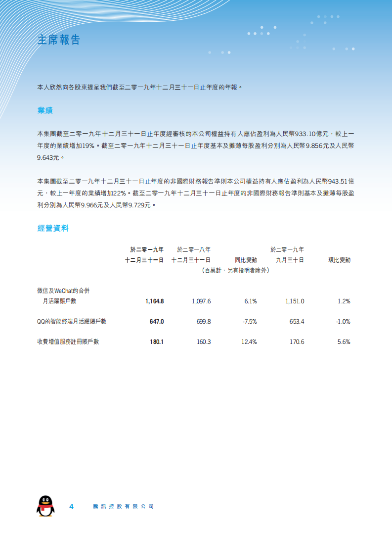 腾讯控股有限公司2019年年度报告.pdf 第5页