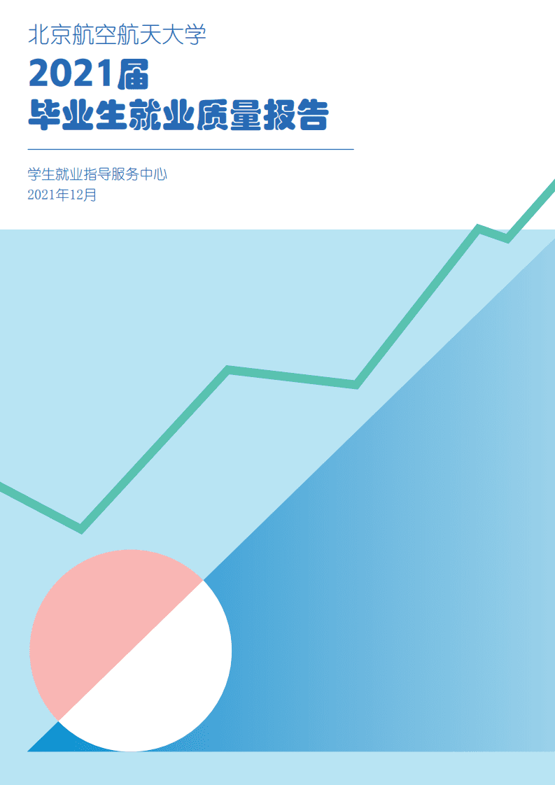北京航空航天大学：2021届毕业生就业质量年度报告.pdf 第1页