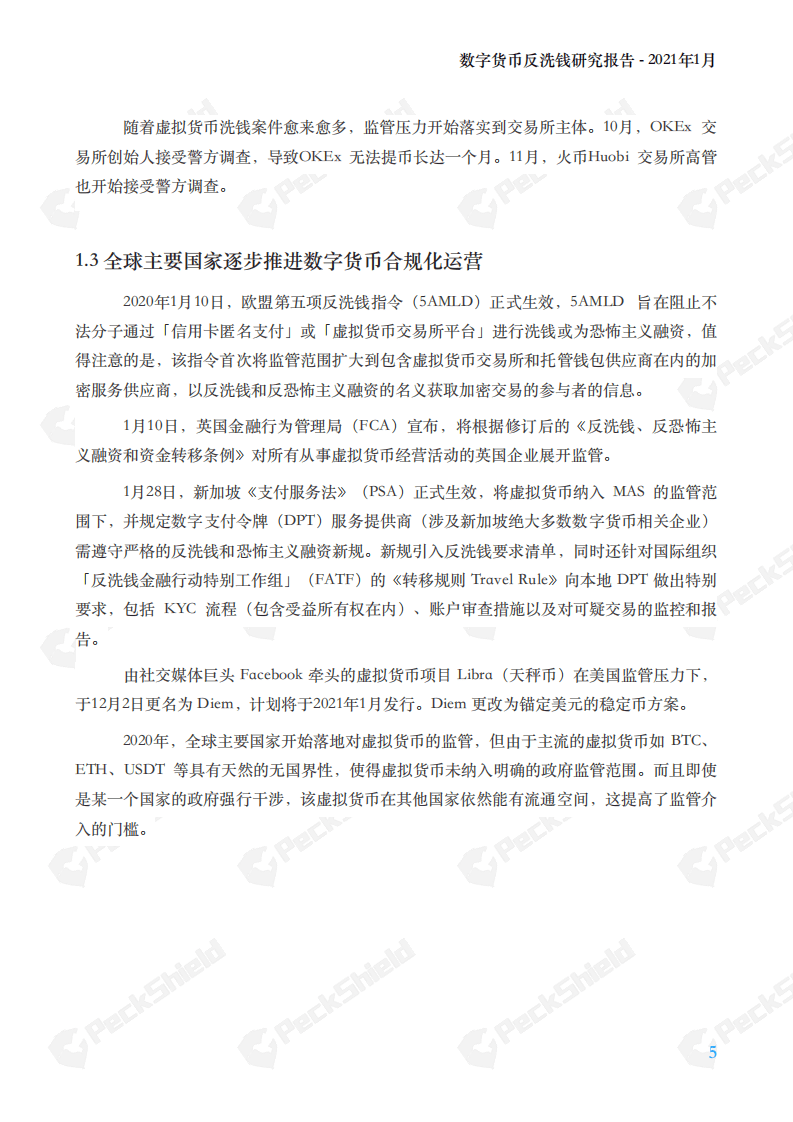 派盾：数字货币反洗钱研究报告2020年度报告.pdf 第5页