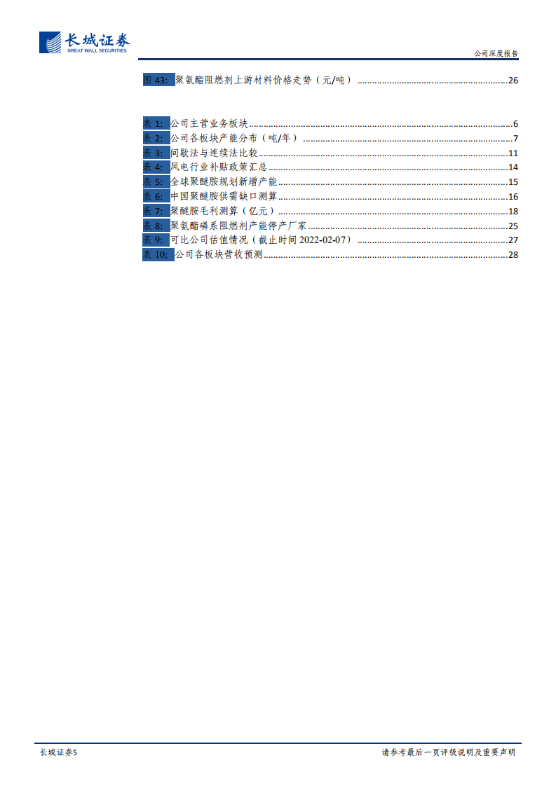 晨化股份-公司深度报告：产能释放遇风电景气，助剂龙头业绩可期-220214.pdf 第5页