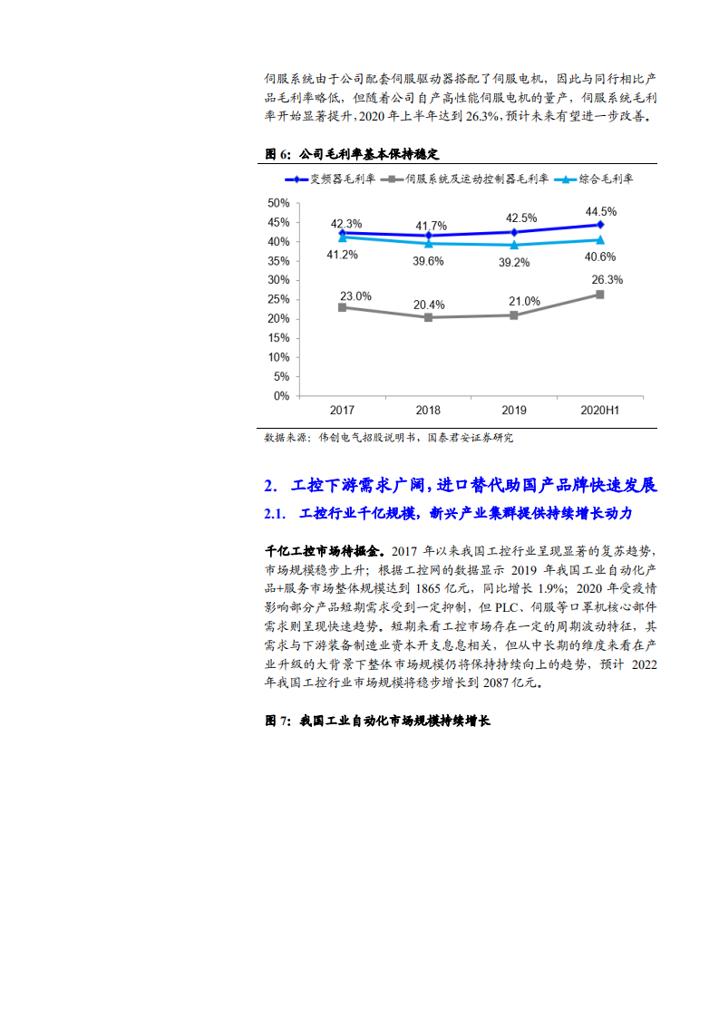 2021年伟创电气公司工控下游需求及技术优势分析报告.pdf 第6页