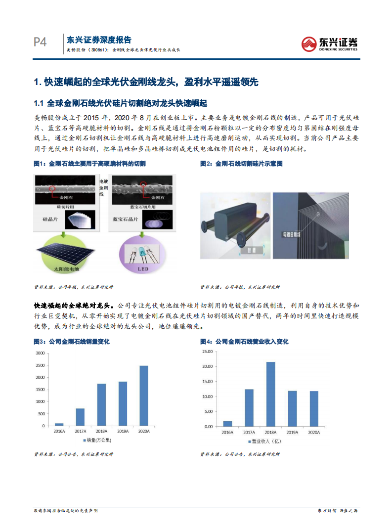 美畅股份-公司深度报告：金刚线全球龙头伴光伏行业共成长-220127.pdf 第4页