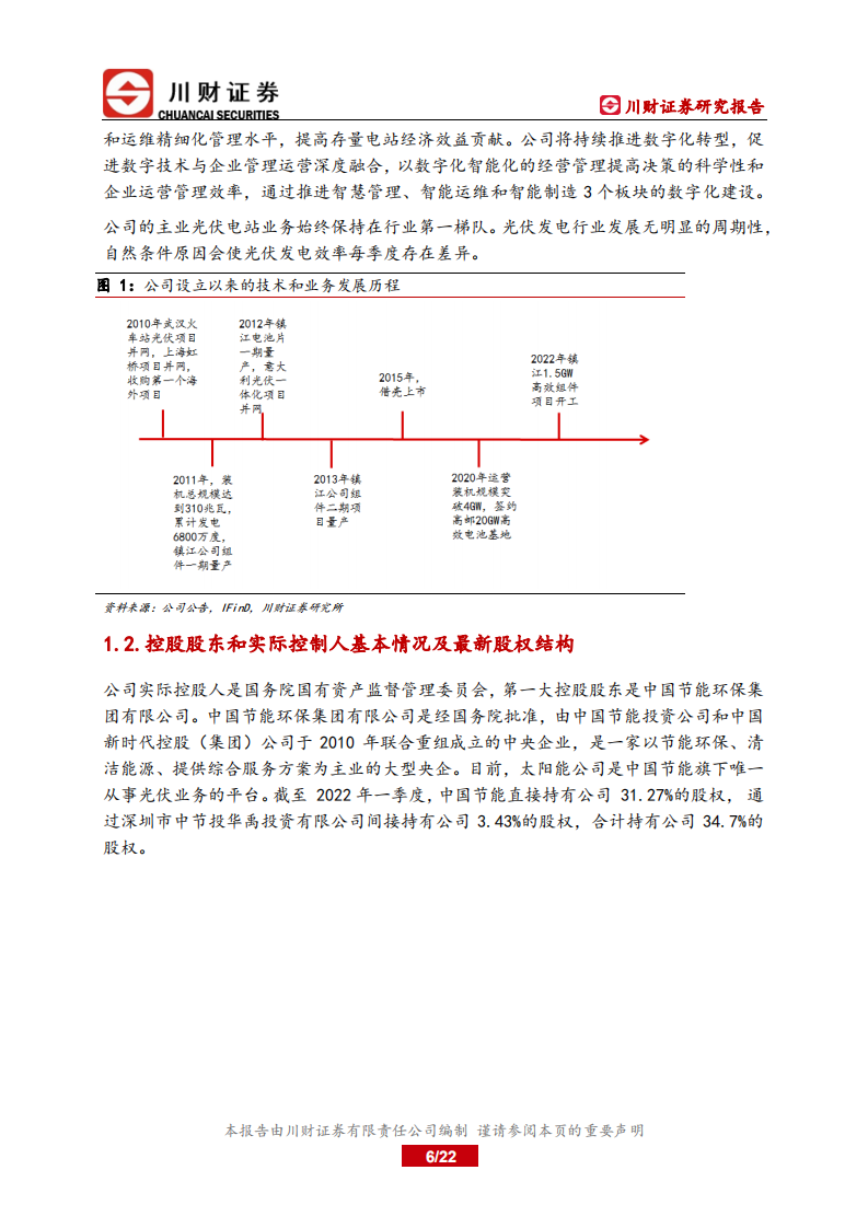 太阳能-研究报告：光伏发电业务稳定增长，光伏制造业务触底回升-220520.pdf 第6页