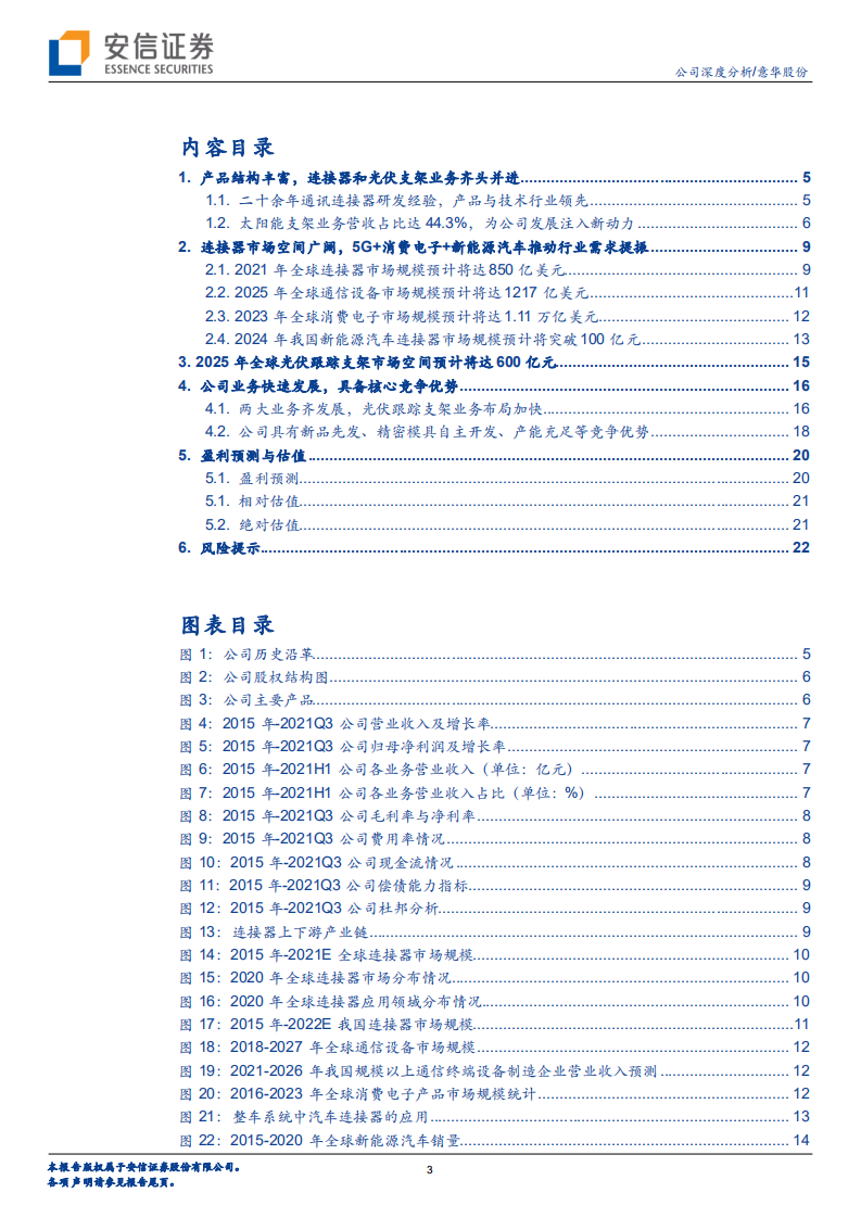意华股份-深耕连接器领域，拓展光伏支架业务公司如虎添翼-220308.pdf 第3页
