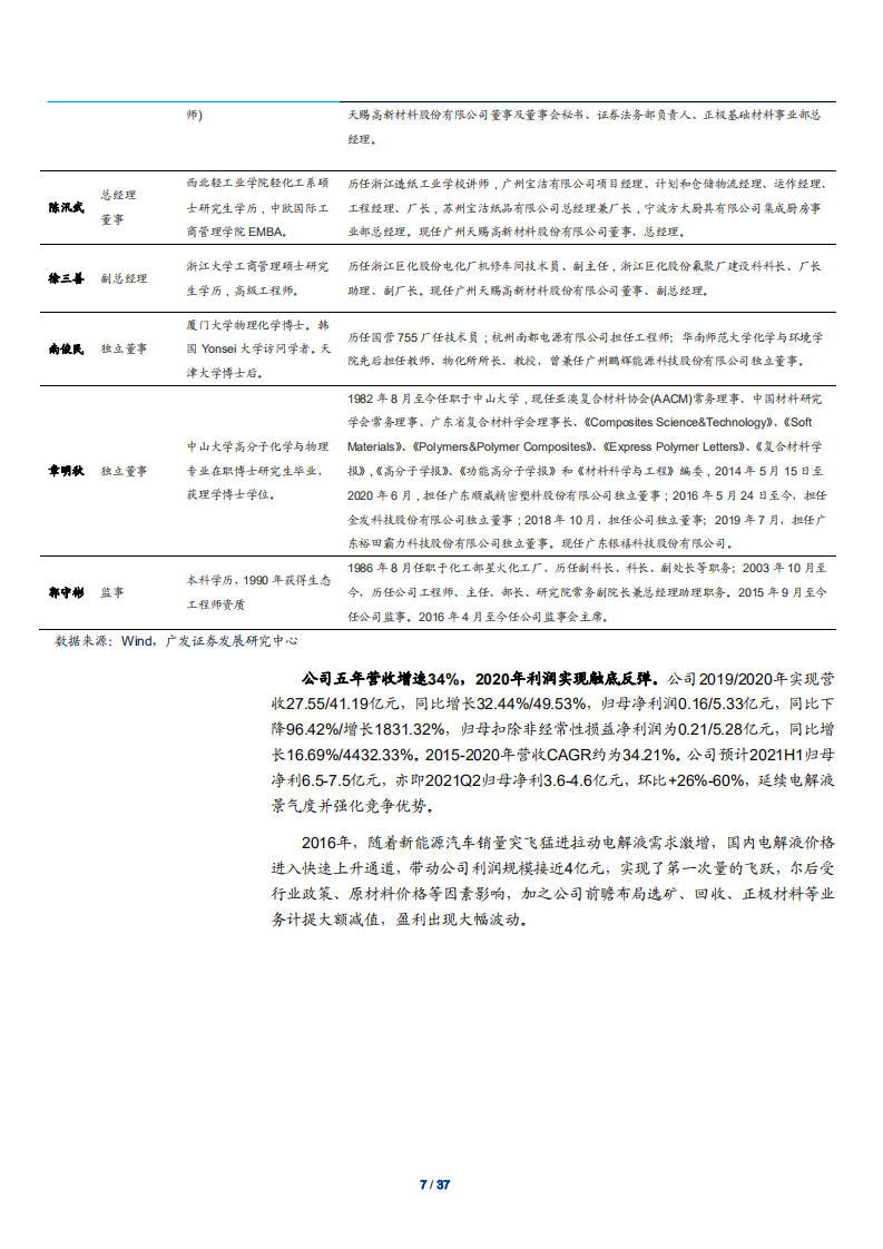 2021年电解液供应商天赐材料公司锂电产业链分析报告.pdf 第6页