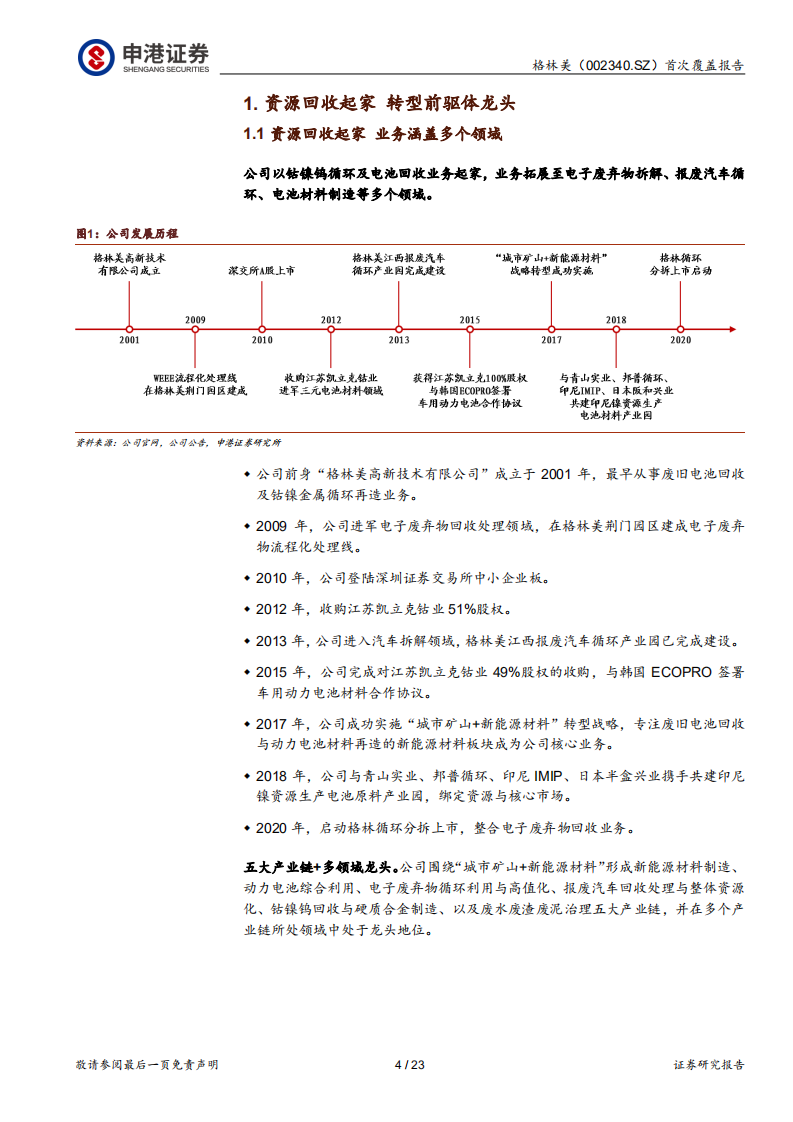 格林美-前驱体驱动业绩向前，电池回收期待绽放-220516.pdf 第4页