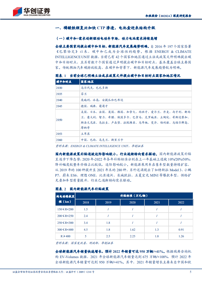 和胜股份-深度研究报告：CTP渗透加快带动电池盒量价齐升，垂直一体化布局构筑竞争壁垒-220518.pdf 第5页