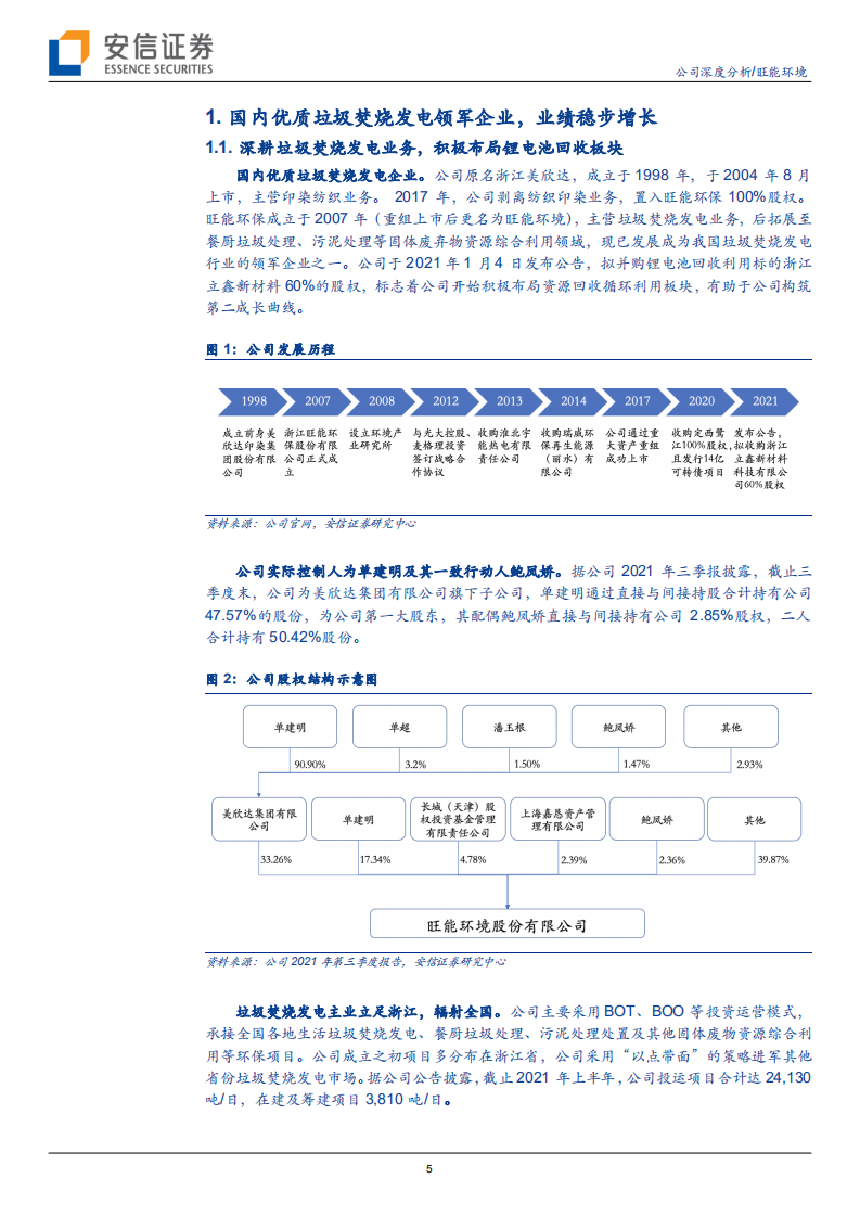旺能环境-积极布局锂电回收新赛道，打破成长束缚，构筑第二成长曲线-20220127.pdf 第5页