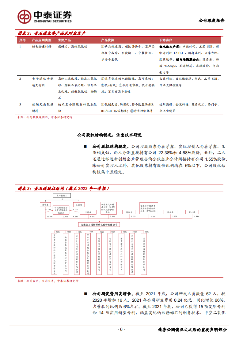壹石通-锂电勃姆石龙头，市占率全球领先-220518.pdf 第6页