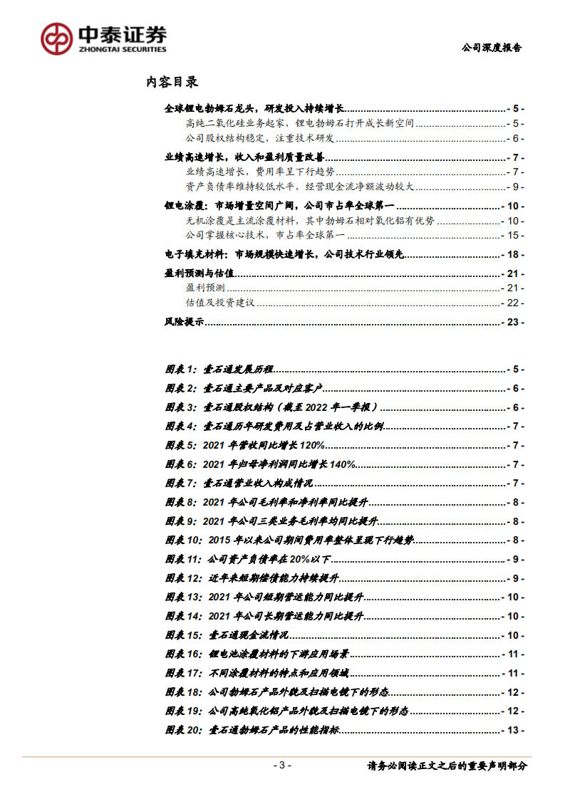 壹石通-锂电勃姆石龙头，市占率全球领先-220518.pdf 第3页